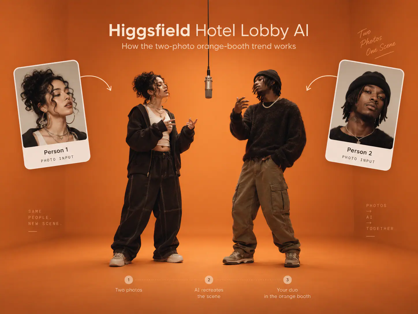 Higgsfield Hotel Lobby AI: How the Two-Photo Trend Actually Works